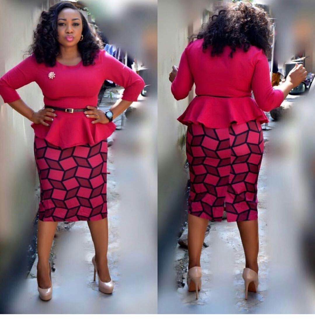 Elegant Fitted Dress with Ruffle Detail - Emprize360