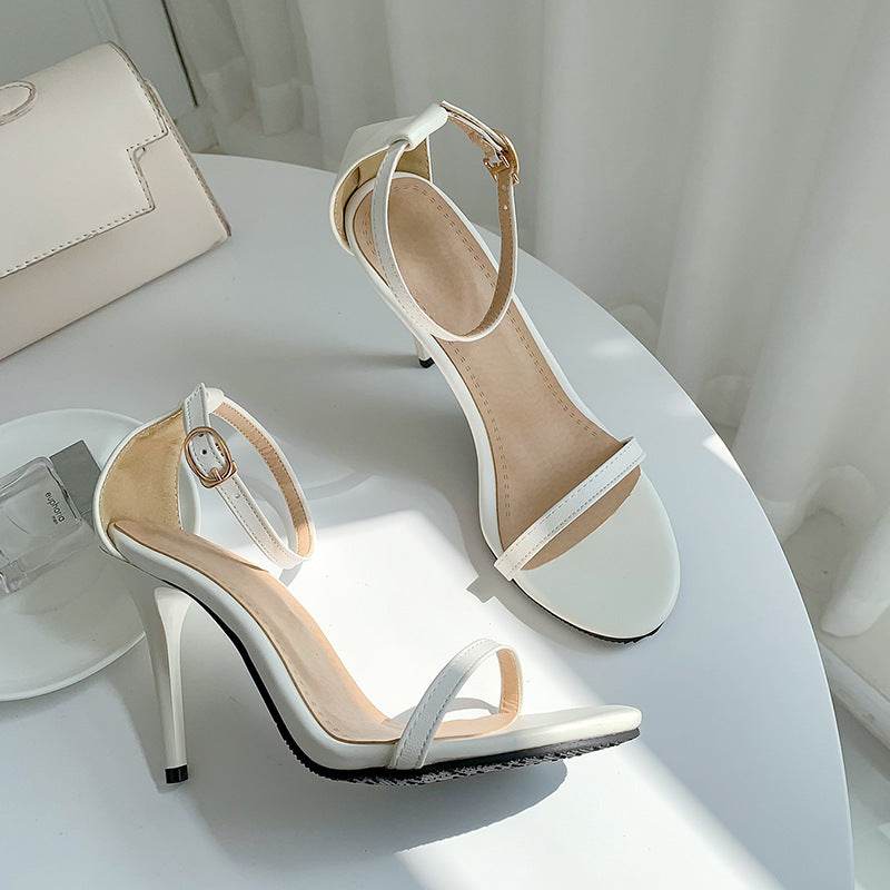 Buckle Strap Hollow Super High Heel Sexy Women's Shoes - Emprize360