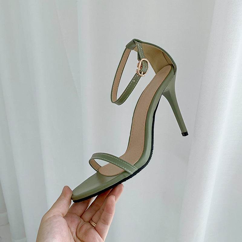 Buckle Strap Hollow Super High Heel Sexy Women's Shoes - Emprize360