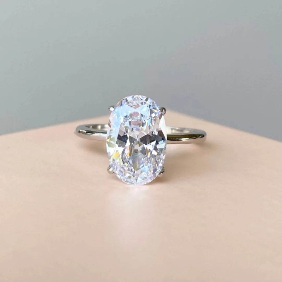 Women's Gold Plated Engagement Ring - Emprize360